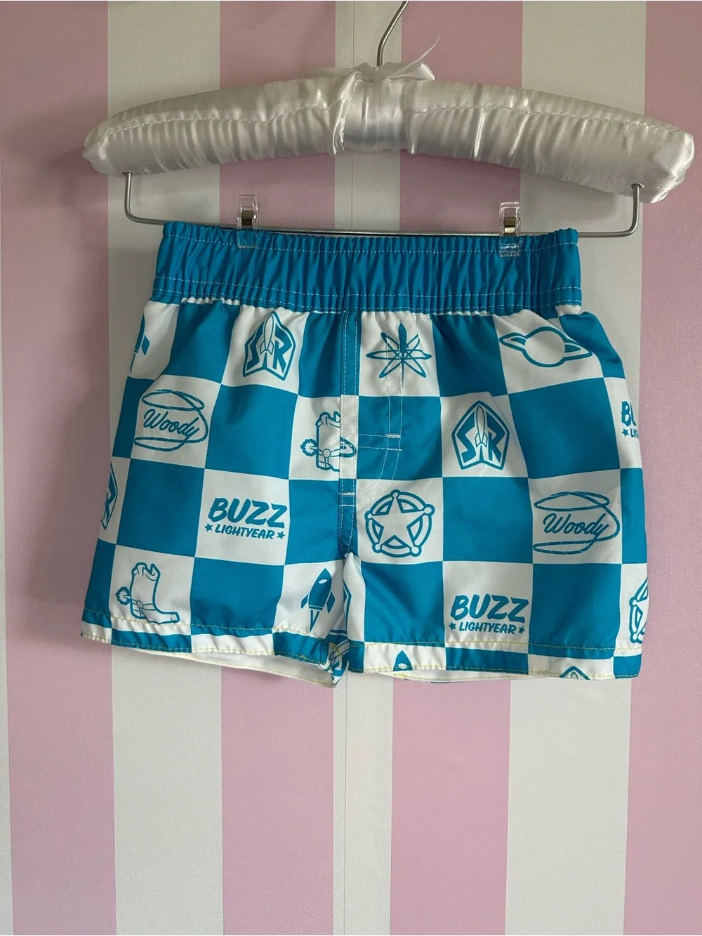 Disney Toy Story Blue & White Kids 2-Piece Swim Set